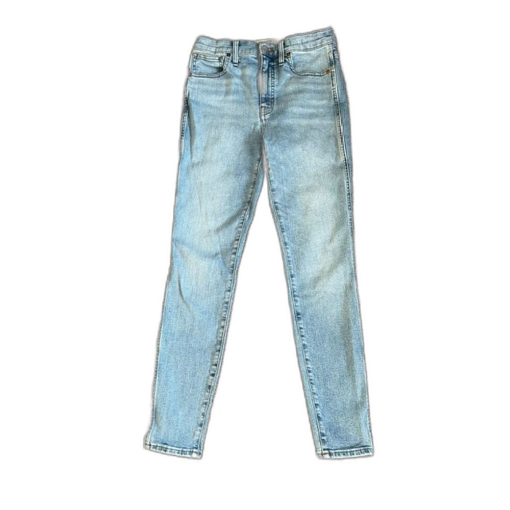 Madewell 10" High-Rise Skinny Jeans Size 27 Light Wash Stretch Denim Slim Fit